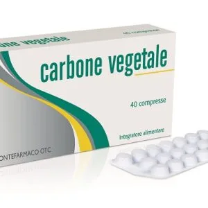 CARBONE VEGETALE 40 COMPRESSE