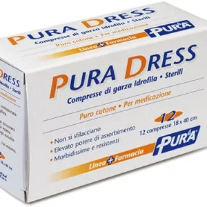 GARZA IDROFILA PURA DRESS 18X40CM 12 PEZZI