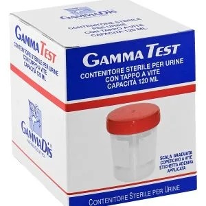 CONTENITORE STERILE PER LA RACCOLTA URINA 120 ML GAMMADIS