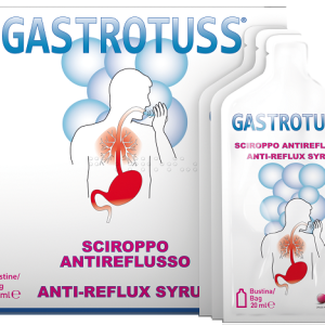 SCIROPPO ANTIREFLUSSO GASTROTUSS 25 BUSTINE MONODOSE 20 ML