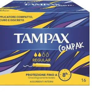 TAMPAX COMPAK REGULAR 16 PEZZI