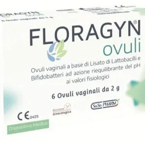 OVULI VAGINALI A BASE DI LATTOBACILLI LISATI FLORAGYN OVULI 2 G 6 PEZZI