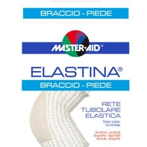 RETE TUBOLARE ELASTICA IPOALLERGENICA MASTER-AID ELASTINA BRACCIO/PIEDE 3 MT IN TENSIONE CALIBRO 4 CM