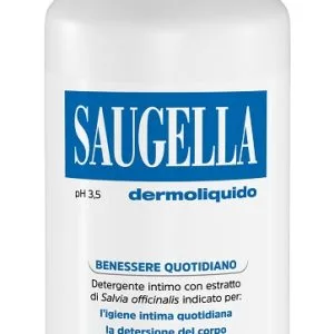 SAUGELLA DERMOLIQUIDO PH 3,5 DETERGENTE INTIMO BENESSERE QUOTIDIANO 500 ML