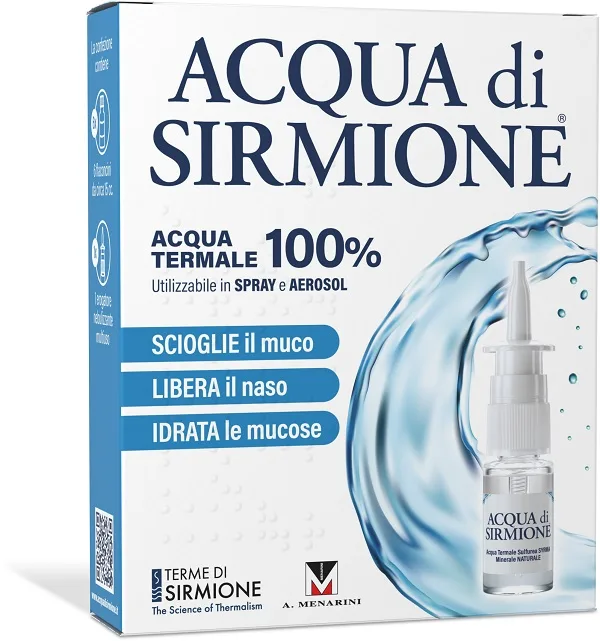 ACQUA SIRMIONE MINERALE NATURALE 6 FIALE 15 ML