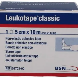 LEUKOTAPE BENDA ANELASTICA PER BENDAGGI FUNZIONALI 5X100 CM