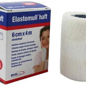 BENDA ELASTICA AUTOADESIVA ELASTOMULL HAFT BLU 6X400 CM