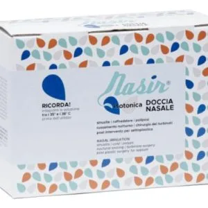 NASIR DOCCIA NASALE CON SOLUZIONE FISIOLOGICA ISOTONICA 10 SACCHE 250 ML + 1 BLISTER