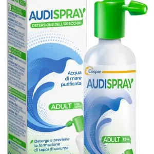 SOLUZIONE DI ACQUA DI MARE IPERTONICA AUDISPRAY ADULT IGIENE ORECCHIO SPRAY SENZA GAS 50 ML