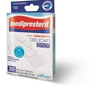 CEROTTO GRANDE MEDIPRESTERIL DELICATO TNT 7X3CM 20 PEZZI