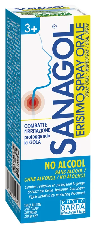 SANAGOL SPRAY ERISIMO SENZA ALCOOL 20 ML