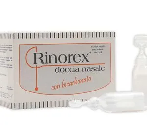 FIALA PER DOCCIA NASALE RINOREX BICARBONATO 15 FIALE 5 ML