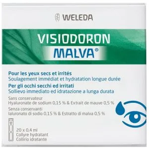 GOCCE OCULARI VISIODORON MALVA 20 MONODOSE DA 0,4 ML