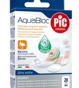 CEROTTO PIC AQUABLOC MIX ANTIBATTERICO 20 PEZZI