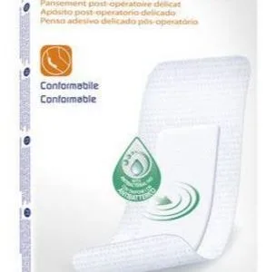 CEROTTO PIC SOFFIX MED IN TNT CON TAMPONE CENTRALE ASSORBENTE STERILE MONOUSO 10X20 CM ANTIBATTERICO 5 PEZZI