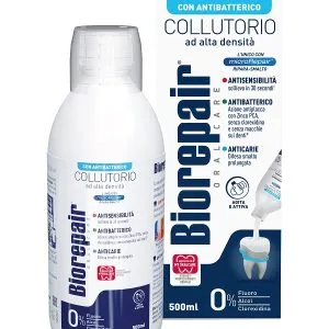 BIOREPAIR ORAL CARE COLLUTORIO ALTA INTENSITA' 3IN1 ANTISENSIBILITA', ANTIBATTERICO, ANTICARIE 500 ML