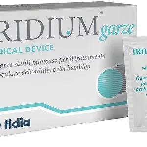 IRIDIUM GARZA OCULARE MEDICATA IN TESSUTO NON TESSUTO 20 PEZZI