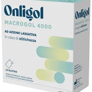 ONLIGOL MACROGOL 4000 20 BUSTINE 10 G SENZA ZUCCHERO