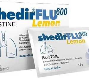 SHEDIRFLU 600 LEMON 20 BUSTINE