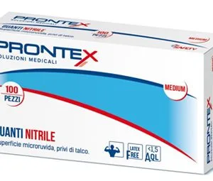 PRONTEX GUANTO IN NITRILE SENZA POLVERE GRANDE 8/9 100 PEZZI