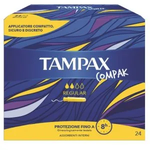 TAMPAX COMPAX REGULAR 24 PEZZI