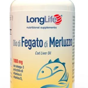 LONGLIFE OLIO FEGATO MERLUZZO 1000 MG 60 PERLE IN GELATINA