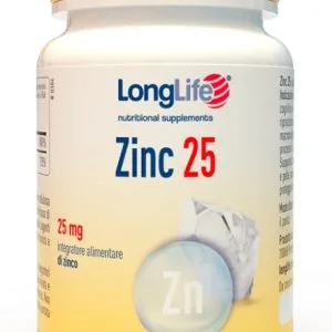 LONGLIFE ZINC 25 MG 100 COMPRESSE DIVISIBILI