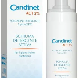 CANDINET ACT 2% SCHIUMA DETERGENTE ATTIVA 150 ML