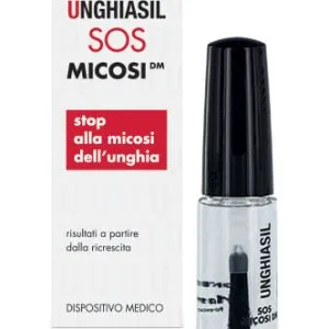 ANTIMICOTICO UNGHIASIL SOS MICOSI IN FLACONE DI VETRO 5 ML CON PENNELLO APPLICATORE + ASTUCCIO