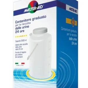 CONTENITORE RACCOLTA URINA MASTER-AID 24 H 2500 ML
