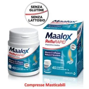 MAALOX REFLURAPID 40 COMPRESSE MASTICABILI