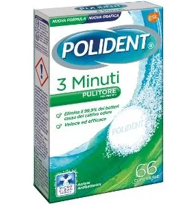 POLIDENT 3 MINUTI 66 COMPRESSE