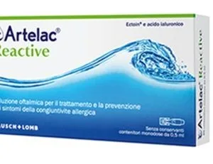 ARTELAC REACTIVE SOLUZIONE OFTALMICA MONODOSE 20 UNITA' DA 0,5 ML