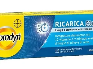 SUPRADYN RICARICA 50+ 15 COMPRESSE EFFERVESCENTI