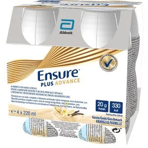 ENSURE PLUS ADVANCE VANIGLIA 4 BOTTIGLIE DA 220 ML