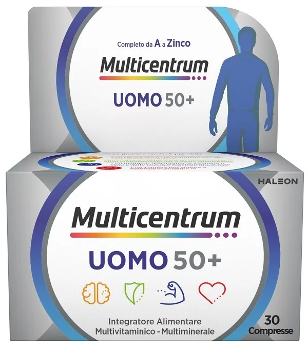 MULTICENTRUM UOMO 50+ 30 COMPRESSE
