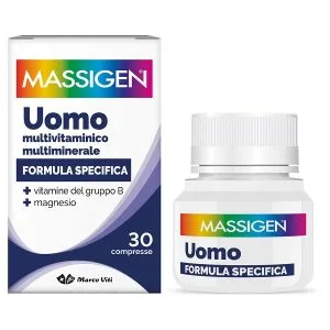MASSIGEN UOMO MULTIVITAMINICO E MULTIMINERALE 30 COMPRESSE RIVESTITE