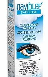 NAVIBLEF DAILY CARE SCHIUMA PER RIMOZIONE SECREZIONI OCULARI DA PALPEBRE E CIGLIA 50 ML