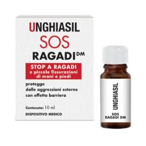 UNGHIASIL SOS RAGADI FLACONE 10 ML CON PENNELLINO E 9 CEROTTI COPRIVERRUCA