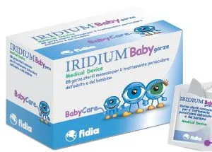 GARZA OCULARE MEDICATA IRIDIUM BABY 28 PEZZI