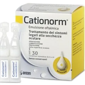 CATIONORM GOCCE 30 FIALE MONODOSE DA 0,4 ML