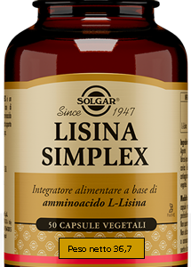 LISINA SIMPLEX 50 CAPSULE VEGETALI