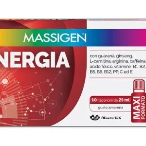 MASSIGEN ENERGIA 10 FLACONI DA 25 ML