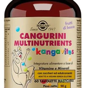 CANGURINI MULTINUTRIENTS FRUTTI BOSCO 60 TAVOLETTE MASTICABILI