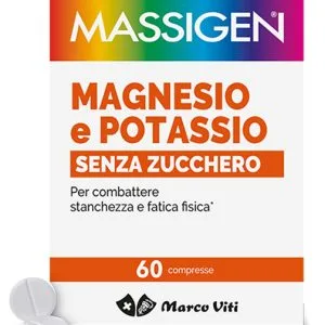 MASSIGEN MAGNESIO POTASSIO SENZA ZUCCHERI 60 COMPRESSE