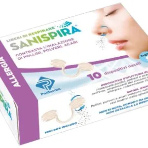 SANISPIRA ALLERGIA DISPOSITIVO NASALE 10 PEZZI TAGLIA S