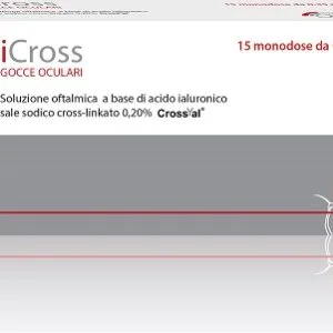 ICROSS SOLUZIONE OFTALMICA ACIDO IALURONICO CROSS-LINKATO 0,2% 15 MONODOSI DA 0,35 ML
