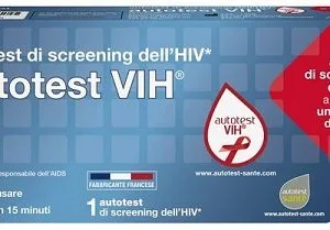 AUTOTEST VIH SCREENING DELL'HIV CONTIENE 1 AUTOTEST + SOLUZIONE + BISTURI + CEROTTO + GARZA + SALVIETTA DISINFETTANTE