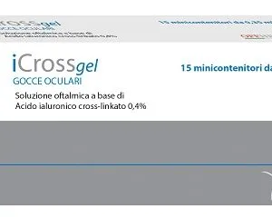 ICROSS GEL GOCCE OCULARI ACIDO IALURONICO CROSS-LINKATO 0,4% 15 MONODOSE DA 0,35 ML