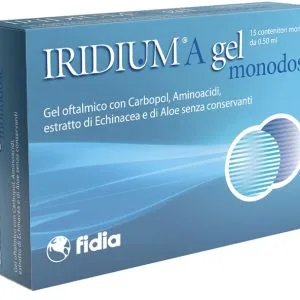 IRIDIUM A GEL OFTALMICO MONODOSE 15 CONTENITORI DA 0,50 ML